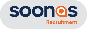 SoonAs logo, link to homepage